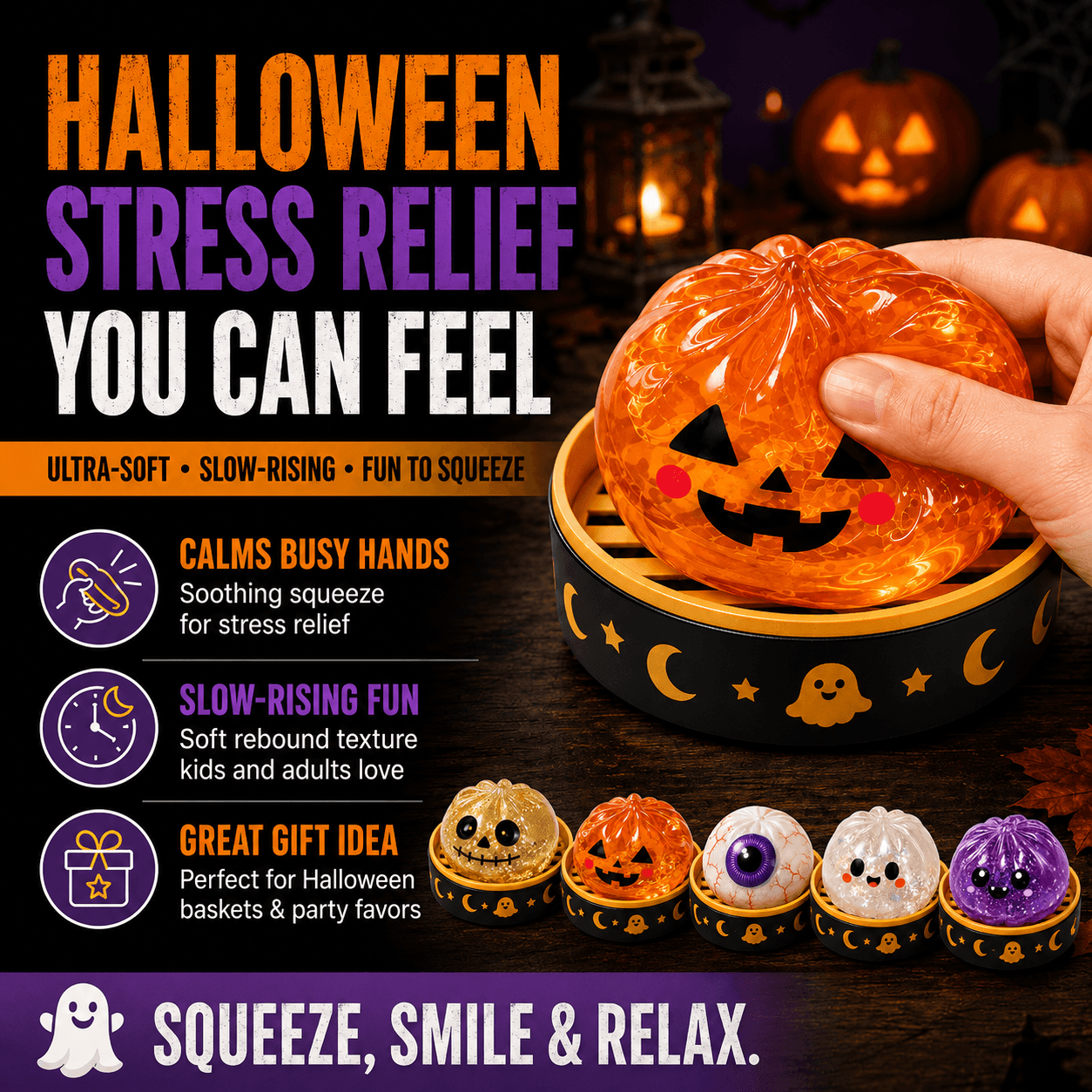 Halloween Slow Rising Stress Ball