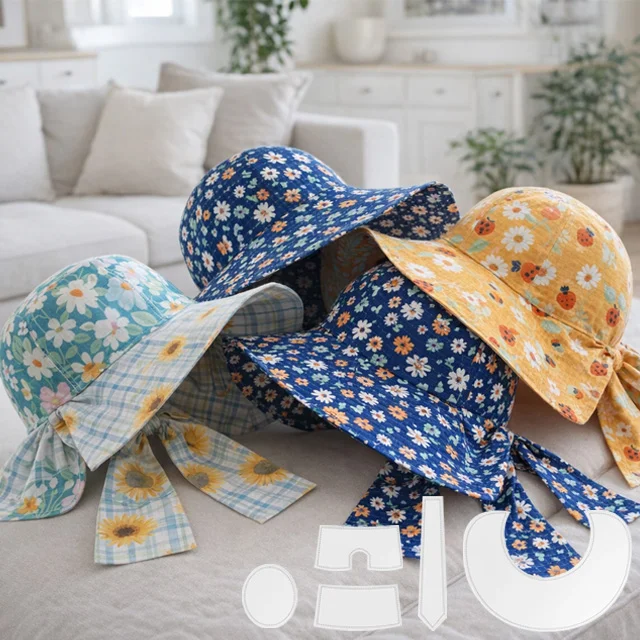 Bow Sunhat Template Cutting Ruler Set-With Instructions