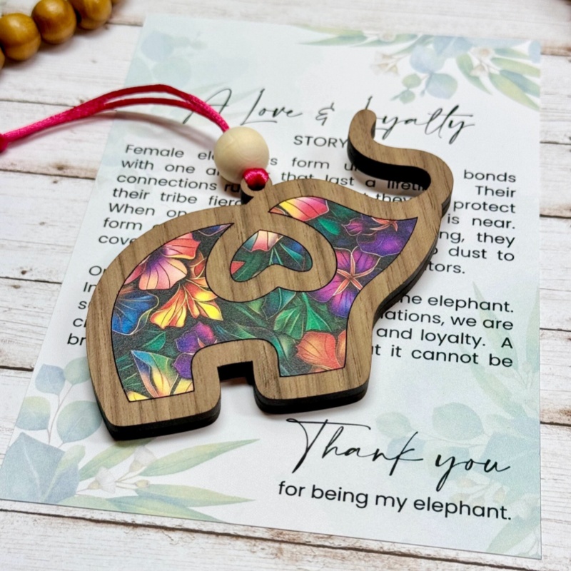 🐘Friendship Gift • Colorful Sisterhood Elephant