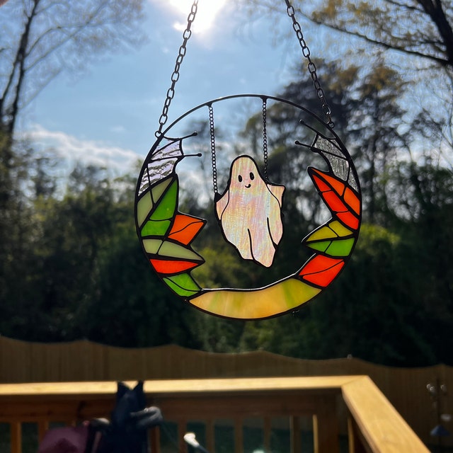 Swinging Ghost Suncatcher