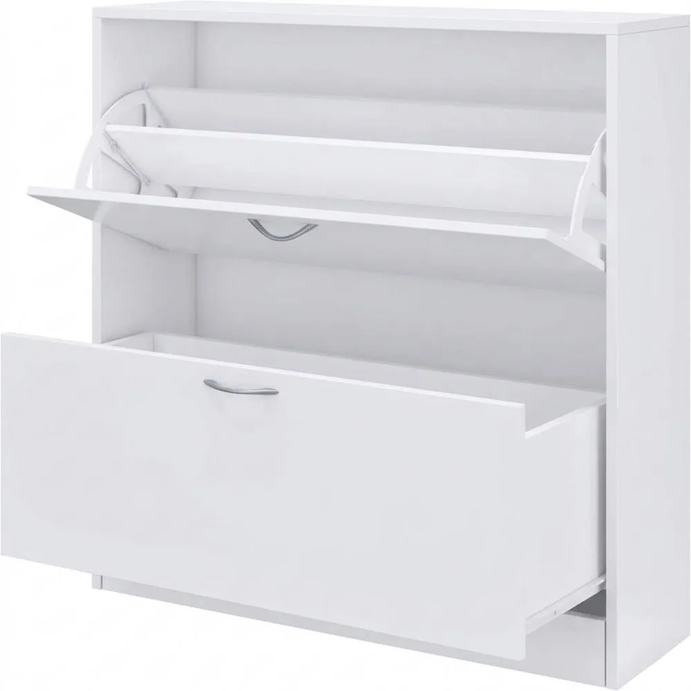 Platzsparender Schuhschrank mit Klappschubladen für Flur-Glowtran