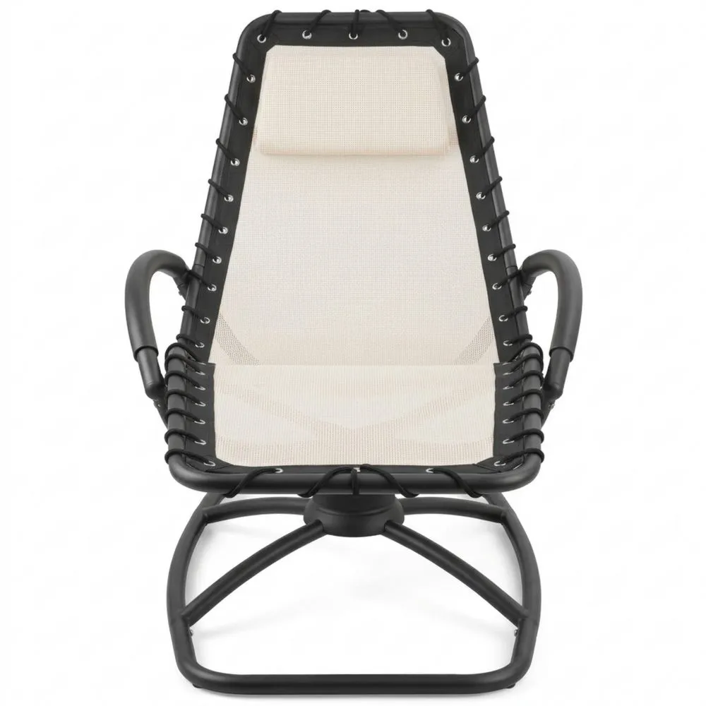 Komfortabler Relaxstuhl für Garten und Balkon, verstellbare Sonnenliege-Yogcozy