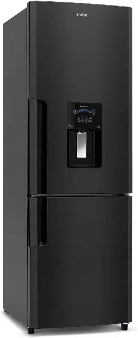 Refrigerador Mabe 11 Pies Bottom Mount RMB300IZMRP0 Black Stainless Steel