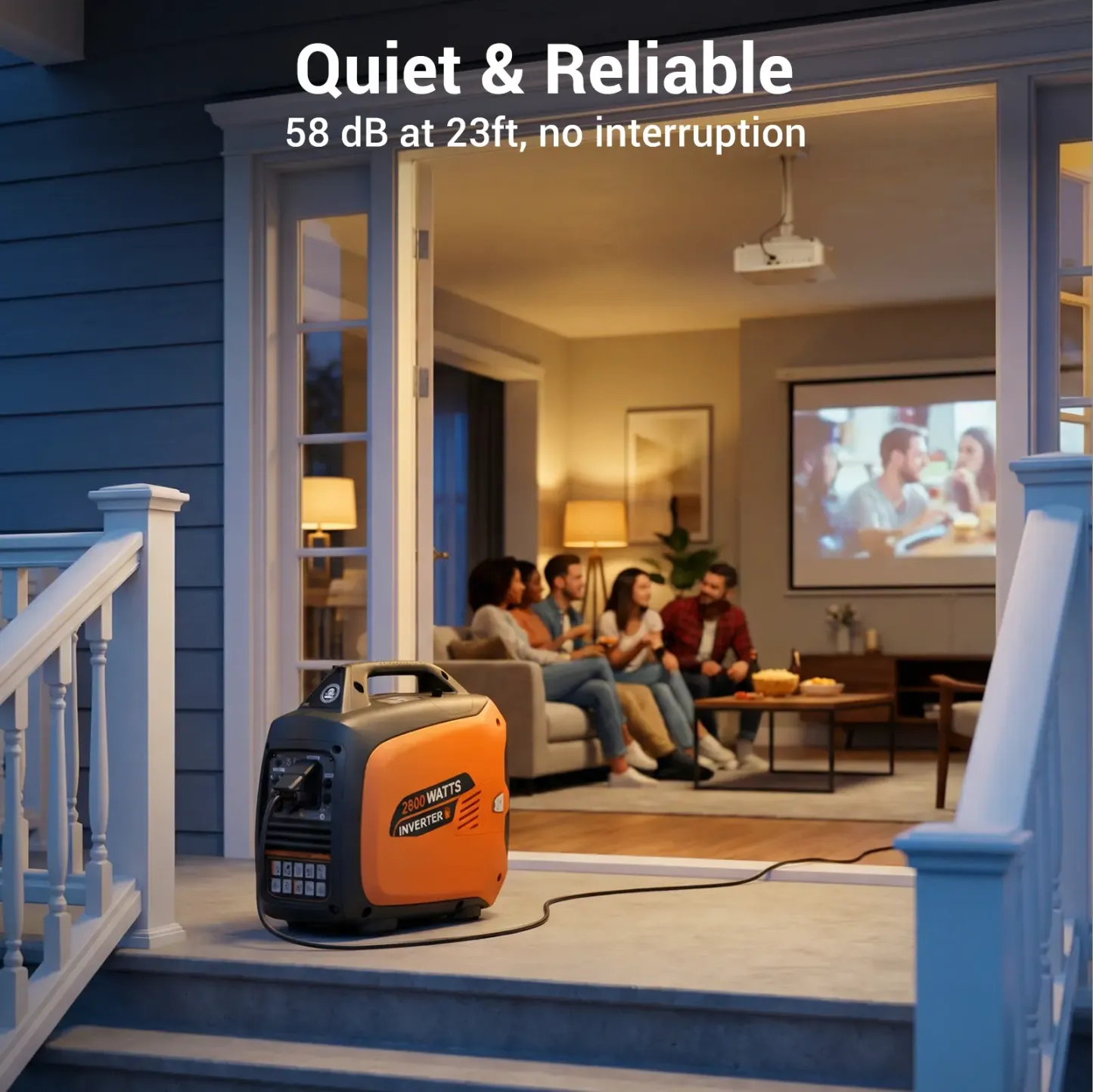 Generador inversor portátil Efurden de 2800 W