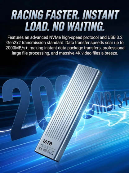 Unidad de estado sólido SSD portátil de alta velocidad