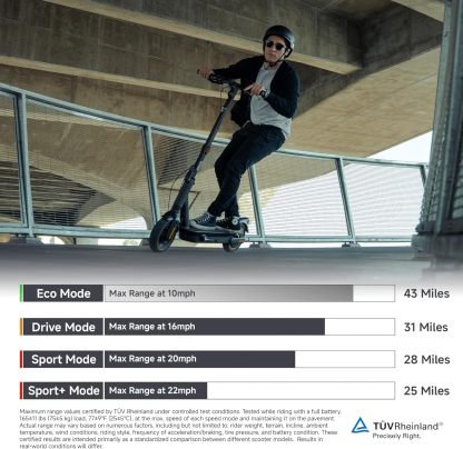 Segway Ninebot MAX G2 Scooter Eléctrico Plegable, Motor 1000W Potencia Máx, Autonomía 70 Km, 3 Modos de Conducción, Velocidad Máx de 35Km/h, Certificación IPX5, Compatible con App Segway - Gris