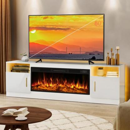 Tume Fireplace TV Stand