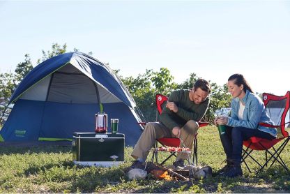 Coleman Sundome Tienda de campaña para 3 Personas, Verde y Azul Marino, Opciones de Color