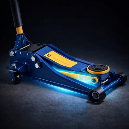 Gato hidráulico con ruedas 4T para coches, elevador hidráulico profesional, gato de perfil bajo con ruedas, brazo de elevación estable, ideal para talleres y uso doméstico