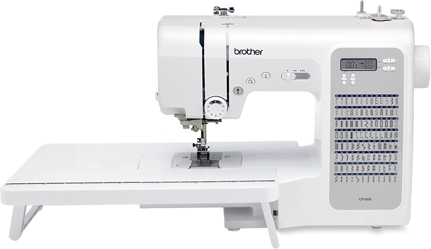 Brother CP100X - Máquina de coser y acolchar, color blanco