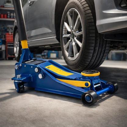Gato hidráulico con ruedas 4T para coches, elevador hidráulico profesional, gato de perfil bajo con ruedas, brazo de elevación estable, ideal para talleres y uso doméstico