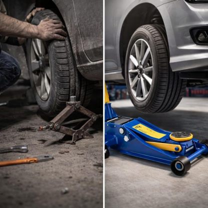 Gato hidráulico con ruedas 4T para coches, elevador hidráulico profesional, gato de perfil bajo con ruedas, brazo de elevación estable, ideal para talleres y uso doméstico