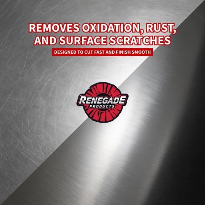 Kit de pulido de acero inoxidable en 3 pasos de Renegade Products: discos de pulido Airway, barras de compuesto y bridas de seguridad – Sistema «Mirror Shine» para la restauración del acero