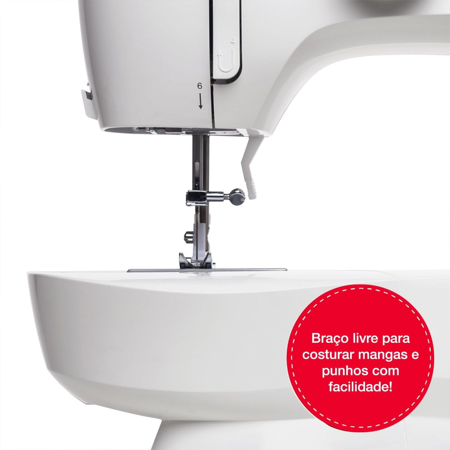 SINGER® Máquina De Coser Mecánica De 6 Puntadas M1605