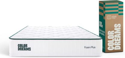 COLORDREAMS, Colchón Matrimonial Plus Foam 23 cm | Memory Foam con Gel | Firmeza Media | Hipoalergénico y antiácaros | Transpirable | 135x190 cm | Colchones en Caja