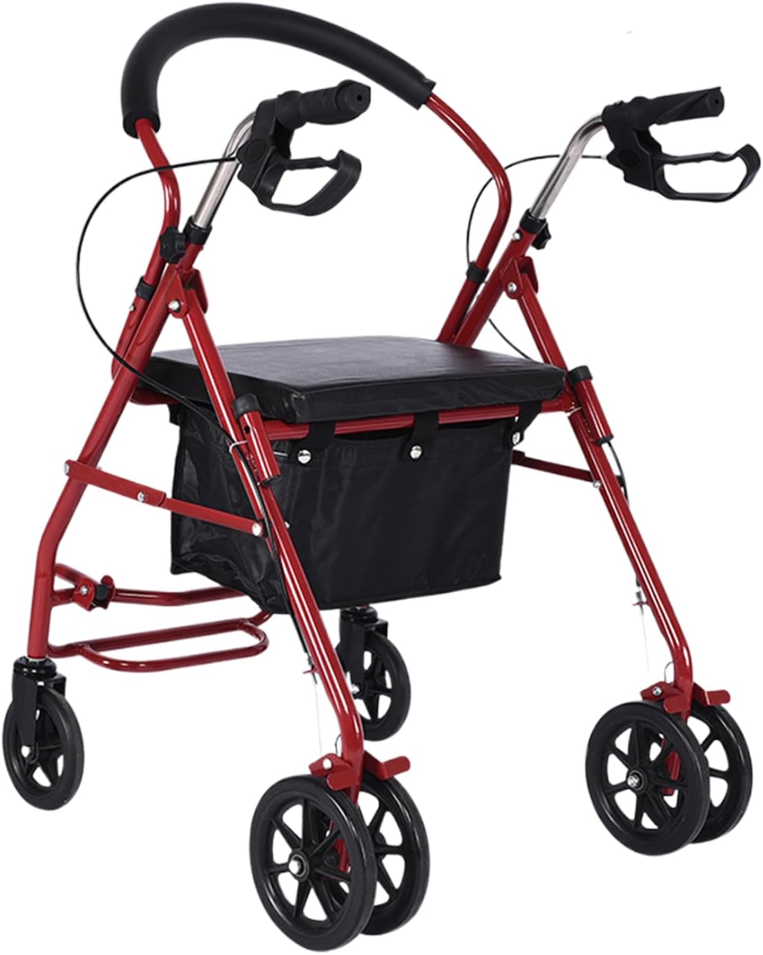 Rollator 2 en 1 Portatil | Andadera y Silla de Traslado