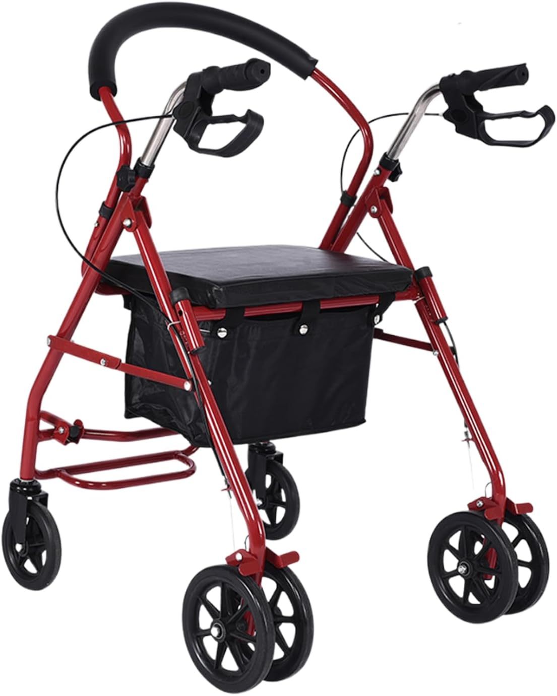 Rollator 2 en 1 Portatil | Andadera y Silla de Traslado