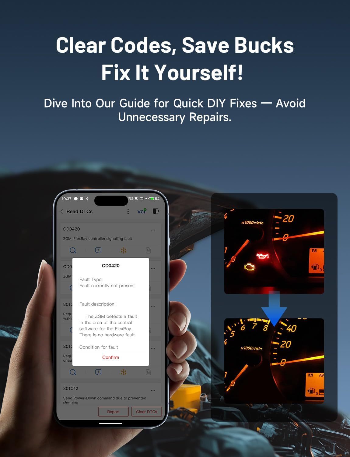 Escáner OBD2 TOPDON TopScan Lite, herramienta de diagnóstico bidireccional, 8 funciones de reinicio e IA