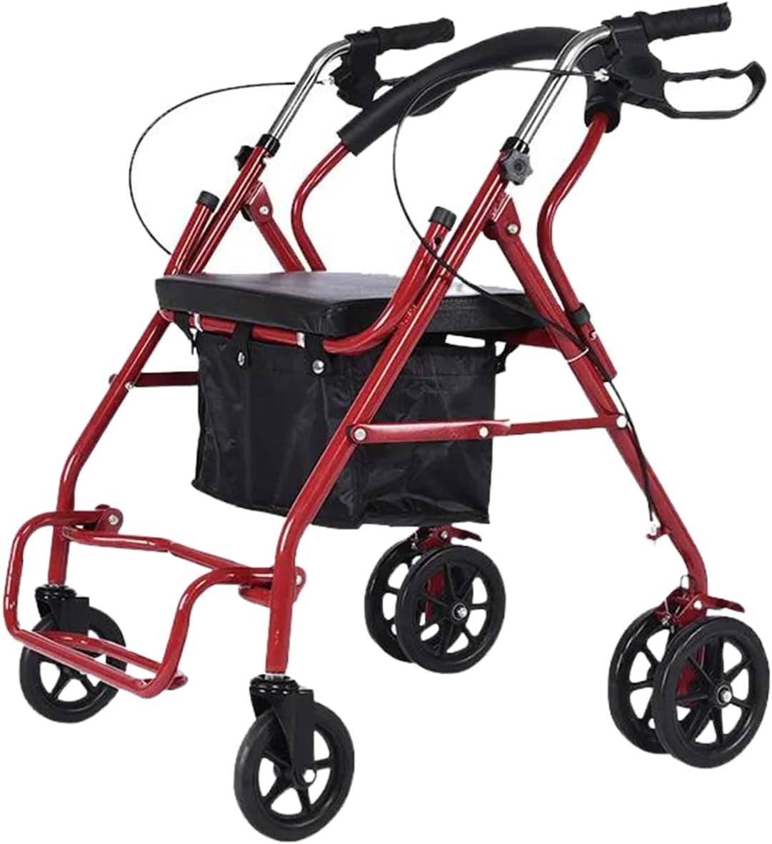 Rollator 2 en 1 Portatil | Andadera y Silla de Traslado