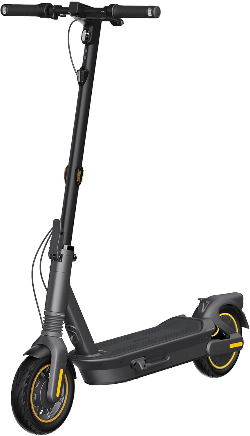 Segway Ninebot MAX G2 Scooter Eléctrico Plegable, Motor 1000W Potencia Máx, Autonomía 70 Km, 3 Modos de Conducción, Velocidad Máx de 35Km/h, Certificación IPX5, Compatible con App Segway - Gris