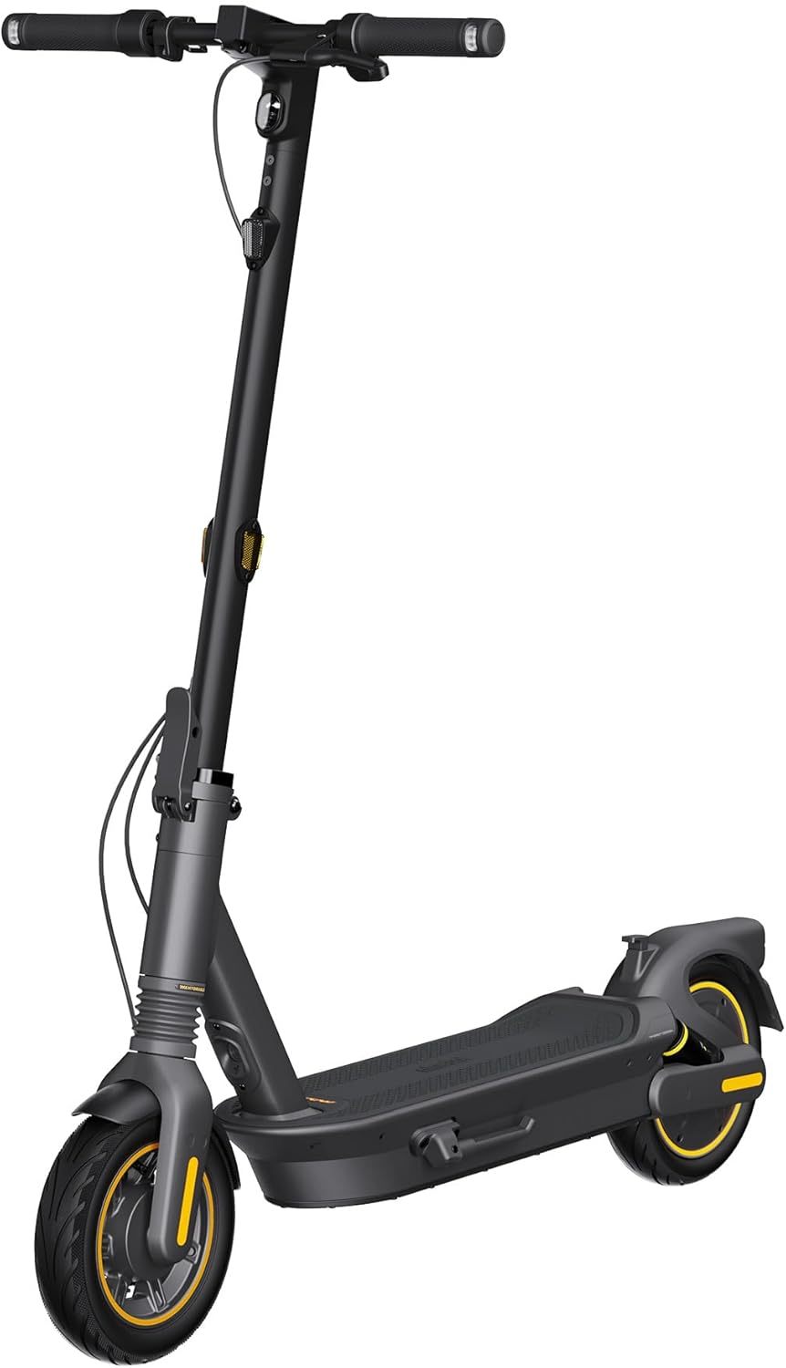 Segway Ninebot MAX G2 Scooter Eléctrico Plegable, Motor 1000W Potencia Máx, Autonomía 70 Km, 3 Modos de Conducción, Velocidad Máx de 35Km/h, Certificación IPX5, Compatible con App Segway - Gris