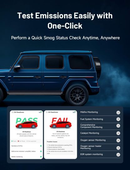 Escáner OBD2 TOPDON TopScan Lite, herramienta de diagnóstico bidireccional, 8 funciones de reinicio e IA