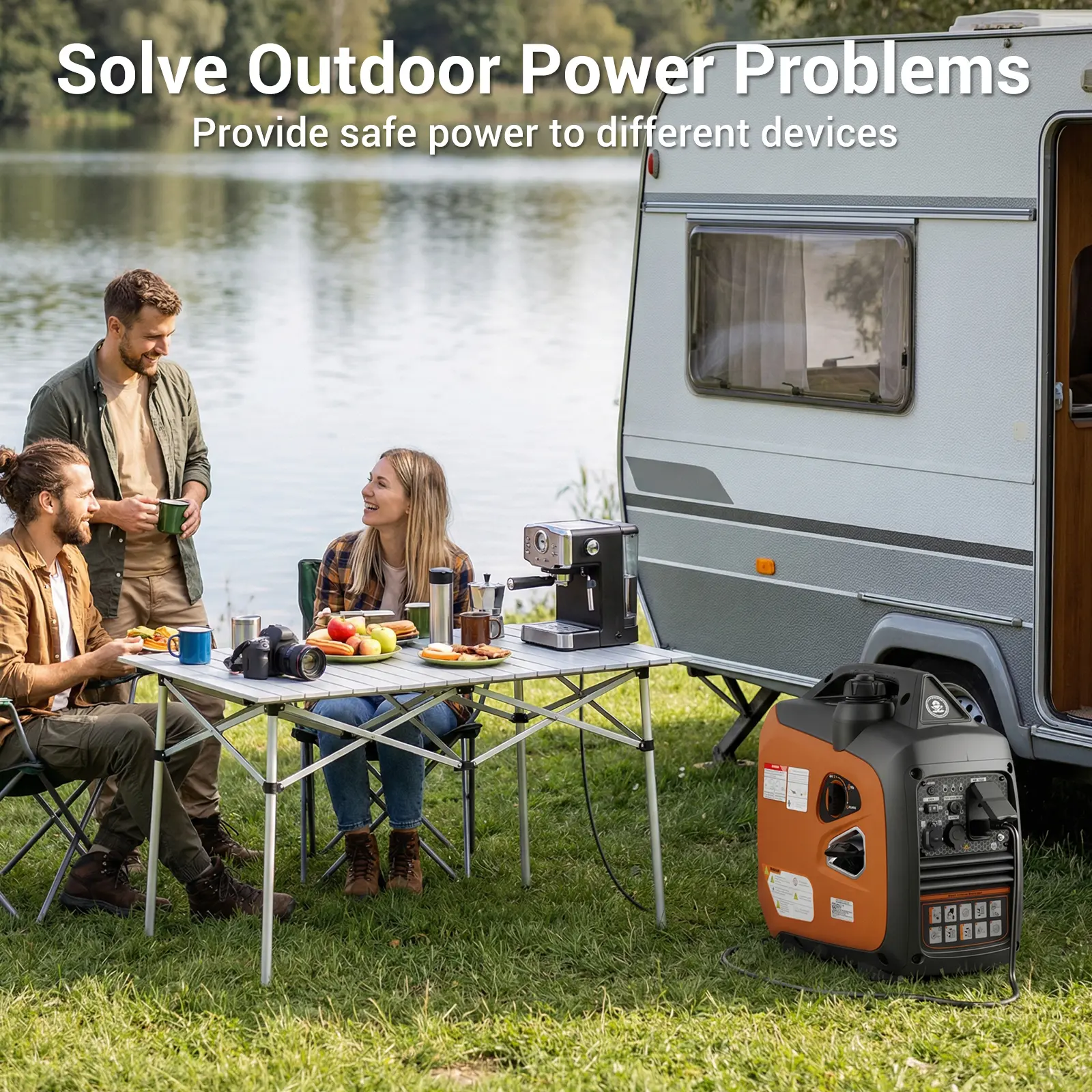 Generador inversor portátil Efurden de 2800 W
