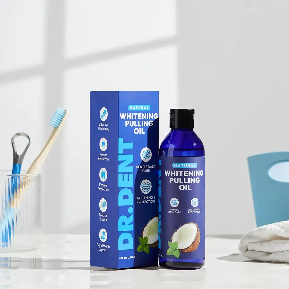 ¡Nuevos productos para 2026! Aceite de Coco Blanqueador para Oil Pulling