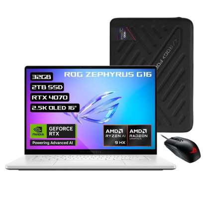 Laptop Asus ROG Zephyrus GA605WI-QR081W AMD Ryzen AI 9 32GB 2TB Plata RTX 4070