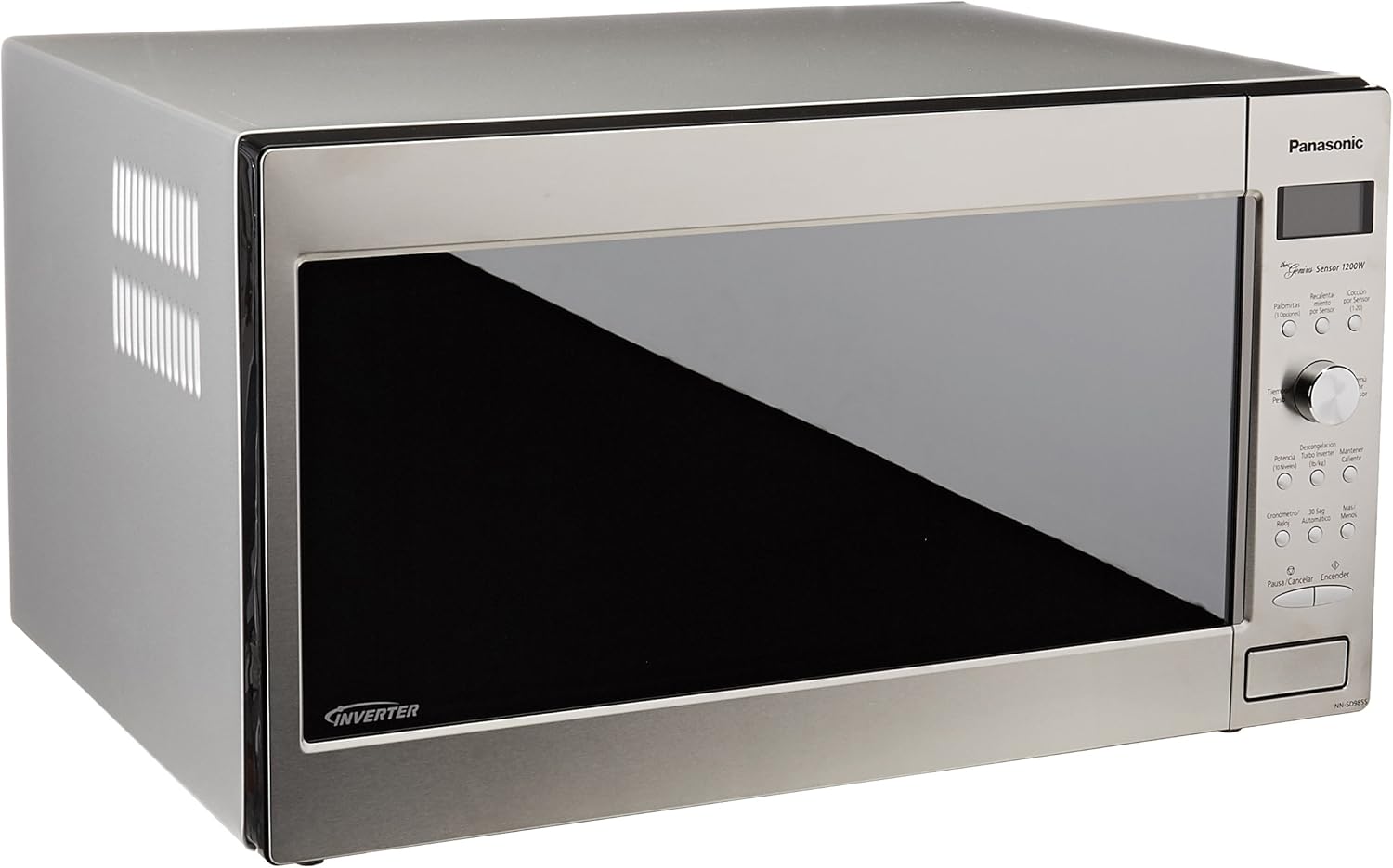 Panasonic NN-SD985 RPH Horno de Microondas, color Gris con Negro