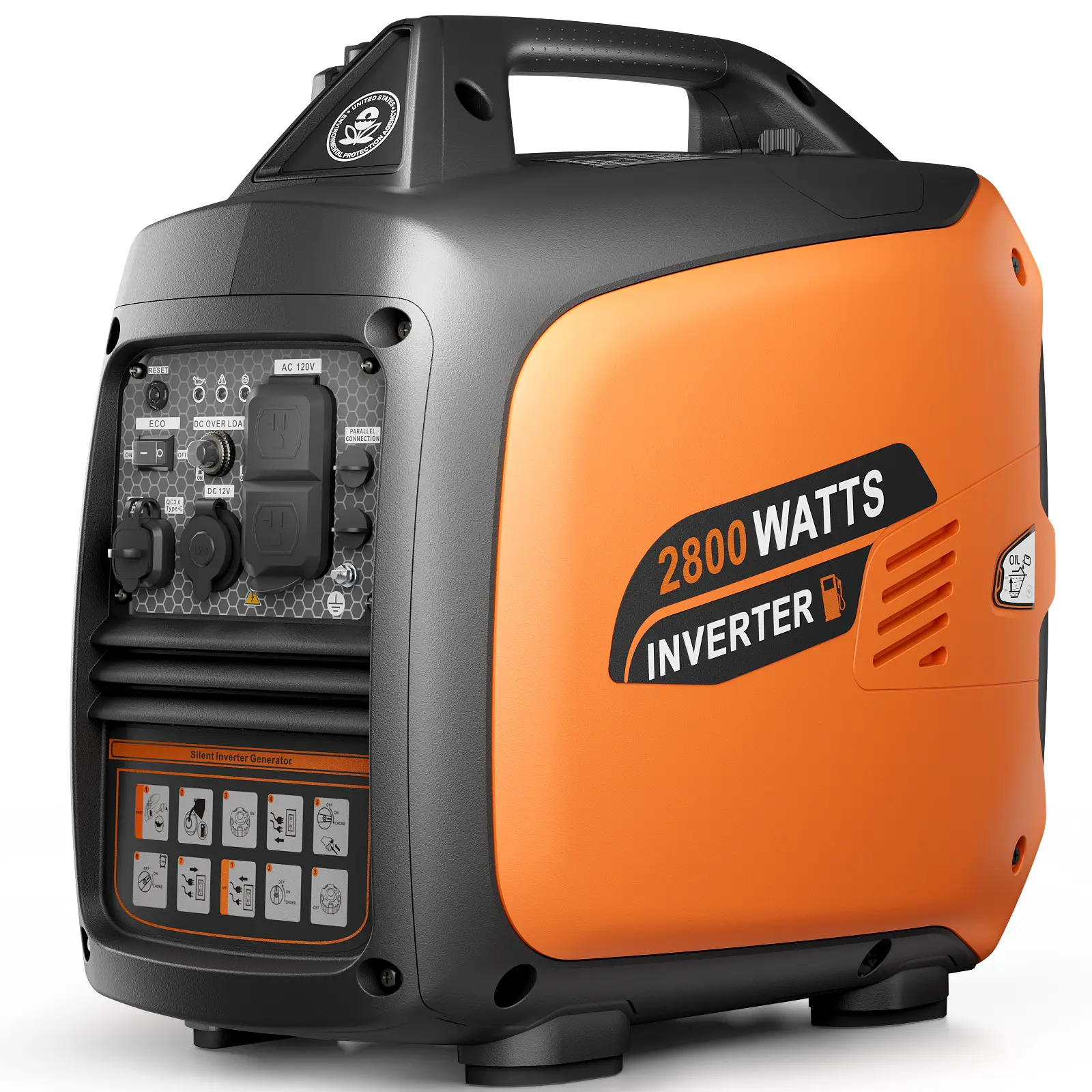 Generador inversor portátil Efurden de 2800 W