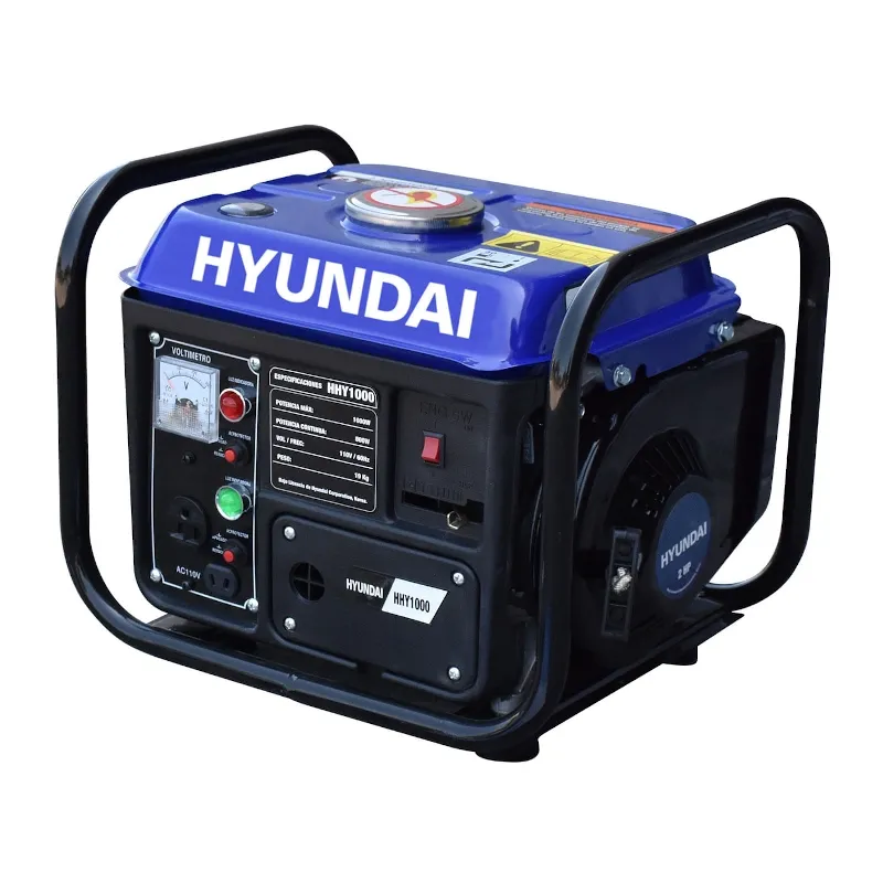 Generador Portátil Hyundai Hhy1000 1000w Monofásico 110v