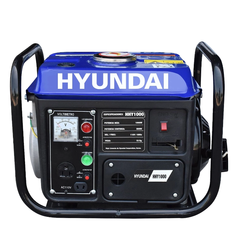 Generador Portátil Hyundai Hhy1000 1000w Monofásico 110v