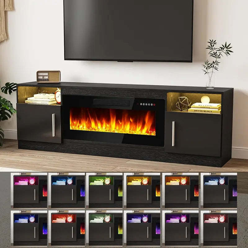 Tume Fireplace TV Stand