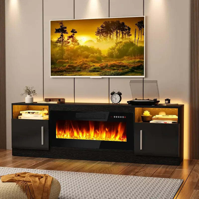 Tume Fireplace TV Stand
