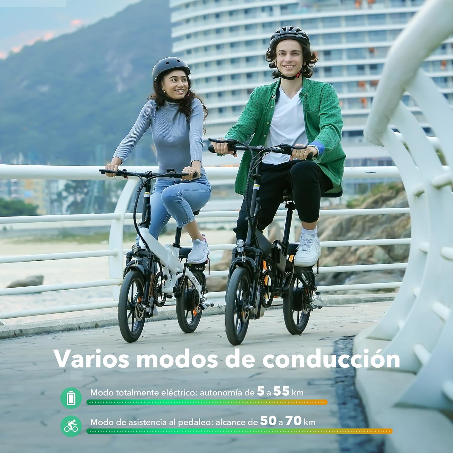 isinwheel U3 Bicicleta Electrica Plegable para Adultos,con 750W Motor y Batería de 36V 7.8Ah,Velocidad Máxima 35KM/H hasta 72 km, Bicicleta Eléctrica 16" Adultos y Adolescentes