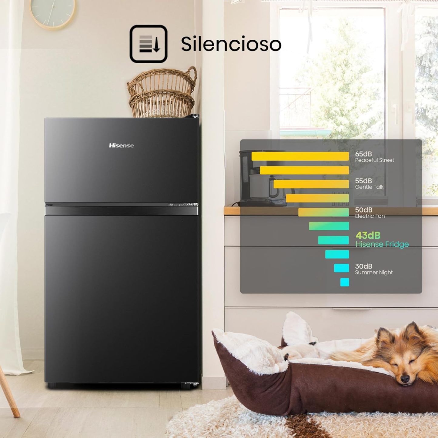 Hisense Frigobar 3.3 Pies mod. RT31D6AGX1