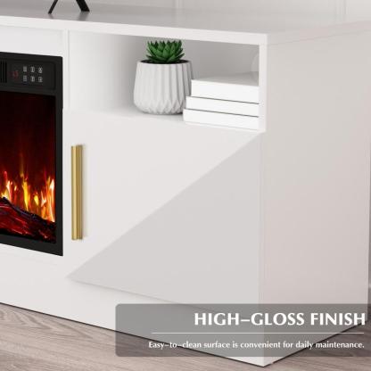 Tume Fireplace TV Stand