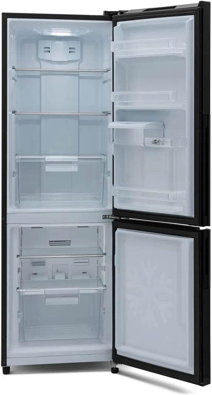 Refrigerador Mabe 11 Pies Bottom Mount RMB300IZMRP0 Black Stainless Steel