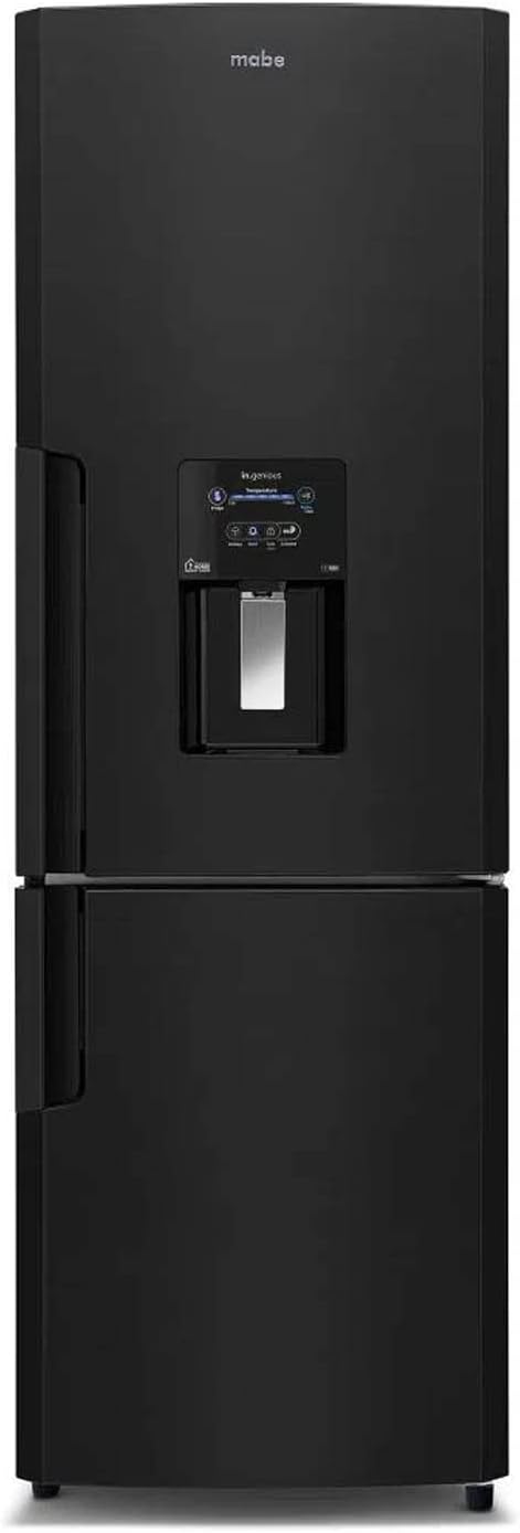Refrigerador Mabe 11 Pies Bottom Mount RMB300IZMRP0 Black Stainless Steel