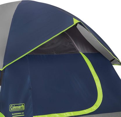 Coleman Sundome Tienda de campaña para 3 Personas, Verde y Azul Marino, Opciones de Color