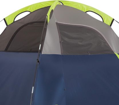 Coleman Sundome Tienda de campaña para 3 Personas, Verde y Azul Marino, Opciones de Color