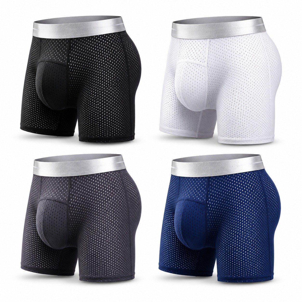 🏆Más de 45 000 unidades vendidas 🔥Ofertas estrella de 2026: Boxer para hombre AirSorb™ Premium con malla IceSilk para una comodidad que dura todo el día