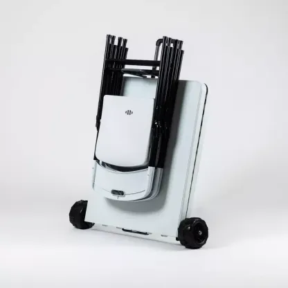 Mesa rodante LL de alta calidad con 4 sillas COMBO