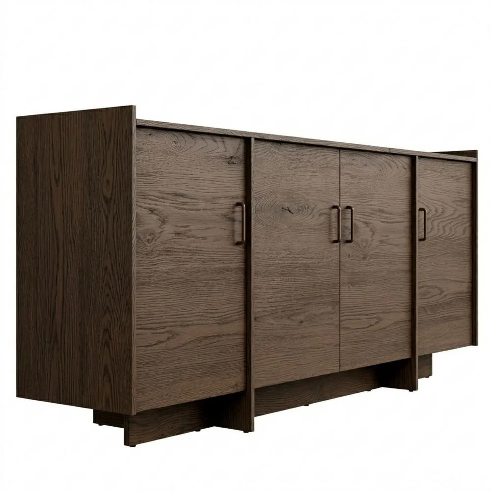 Moderne Kommode mit 4 Türen und 6 Fächern