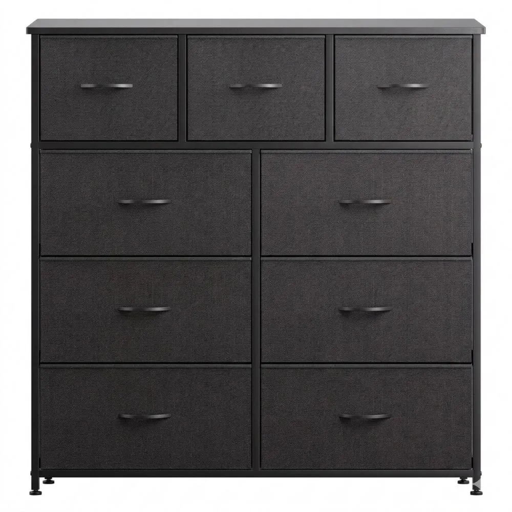 Kommode mit 9 Schubladen und Etikettenkarten für Wohnbereiche