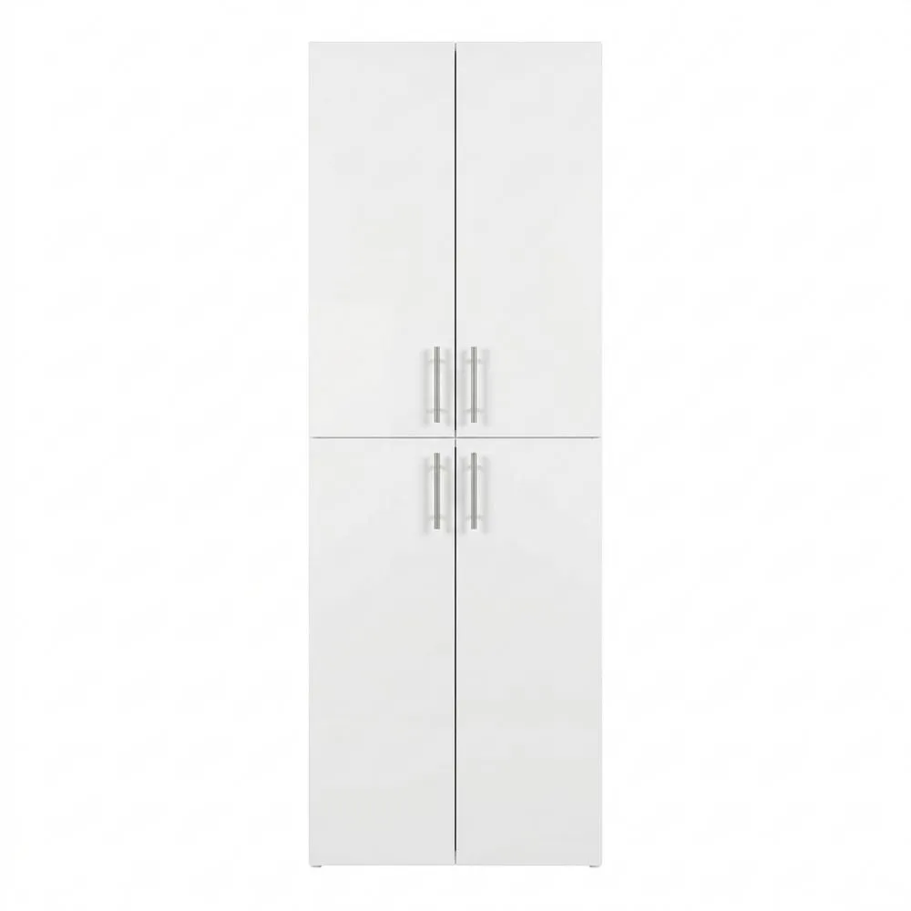 Moderner Büroschrank mit vielseitigen Aufbewahrungsmöglichkeiten in Weiß