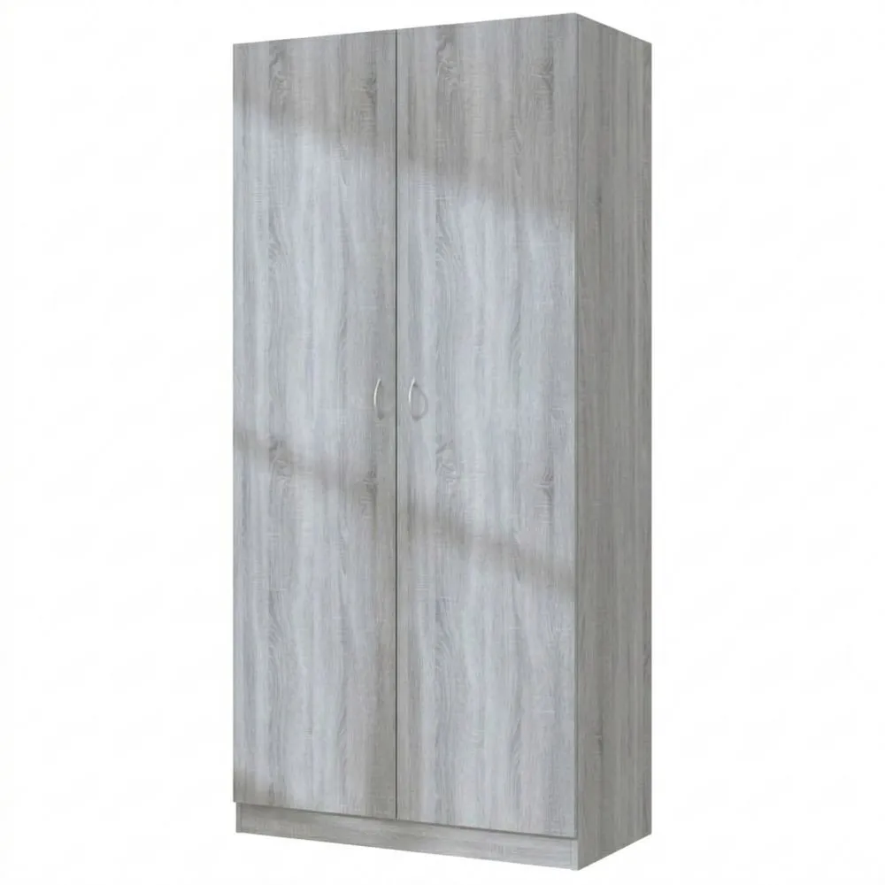 Großer Kleiderschrank in Grau Sonoma