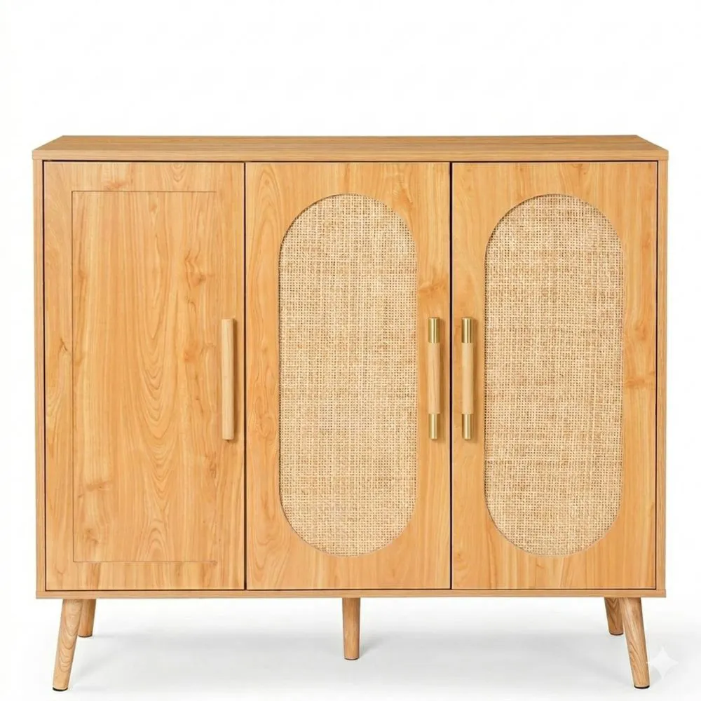 Platzsparender Schuhschrank mit Doppeltür, für 24 Paar Schuhe, weiß-braun