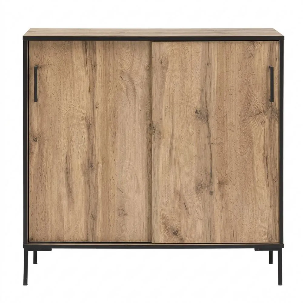 Moderner Aktenschrank mit Eichenholz-Dekor